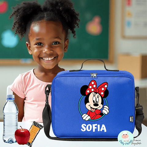 MINNIE RED - Lancheira Térmica Personalizada (várias opções)