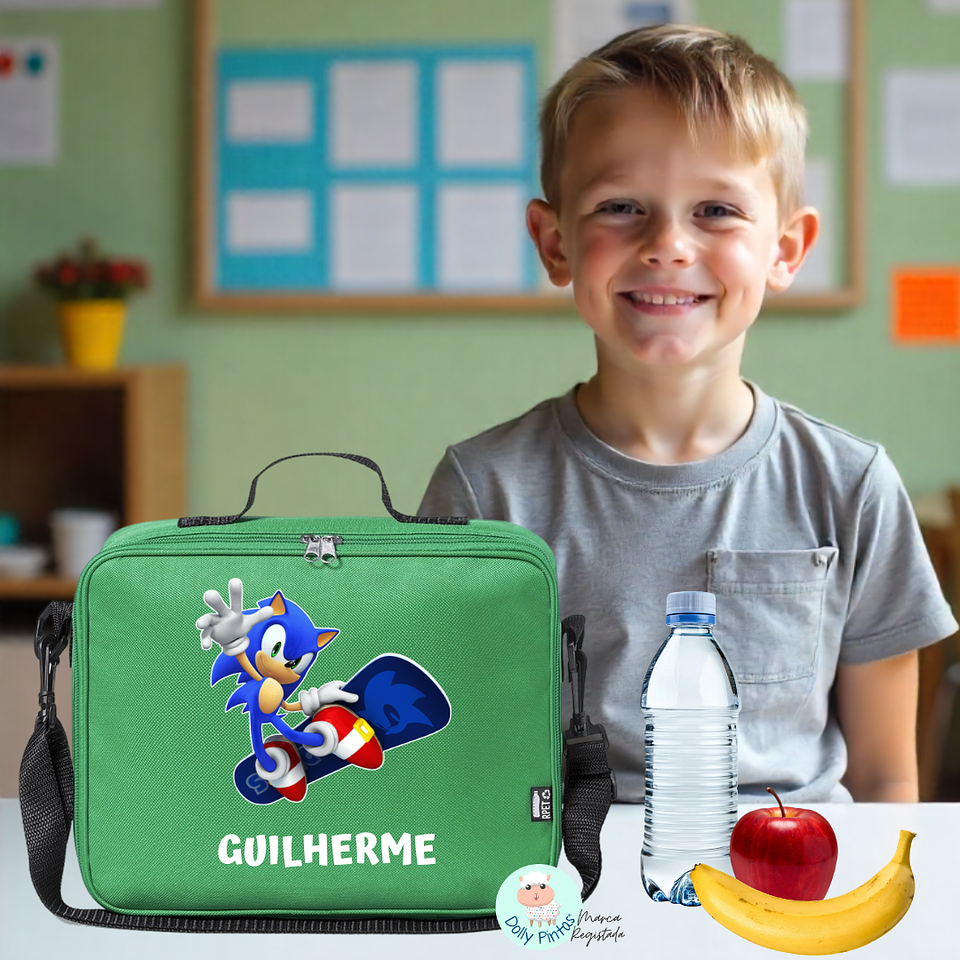 SONIC - Lancheira Térmica Personalizada (várias opções) 1
