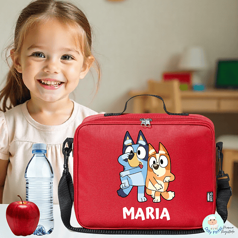 BLUEY E BINGO - Lancheira Térmica Personalizada (várias opções)