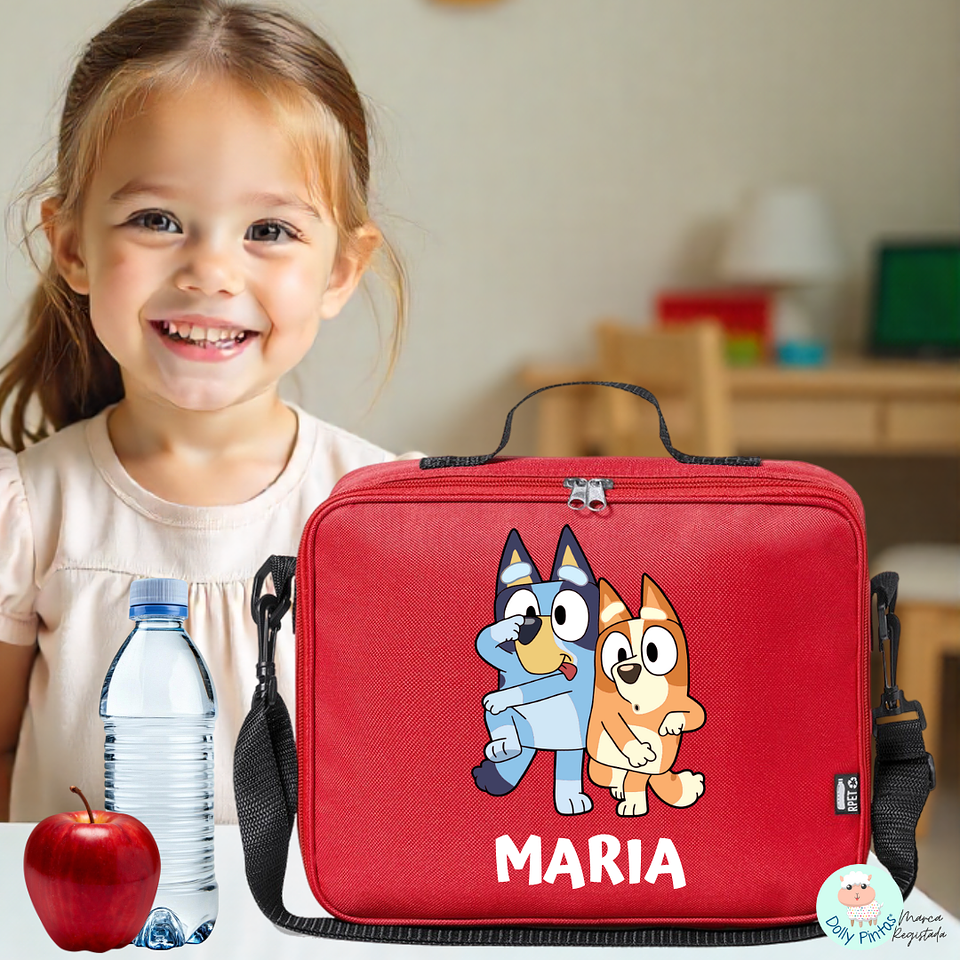 BLUEY E BINGO - Lancheira Térmica Personalizada (várias opções) 1