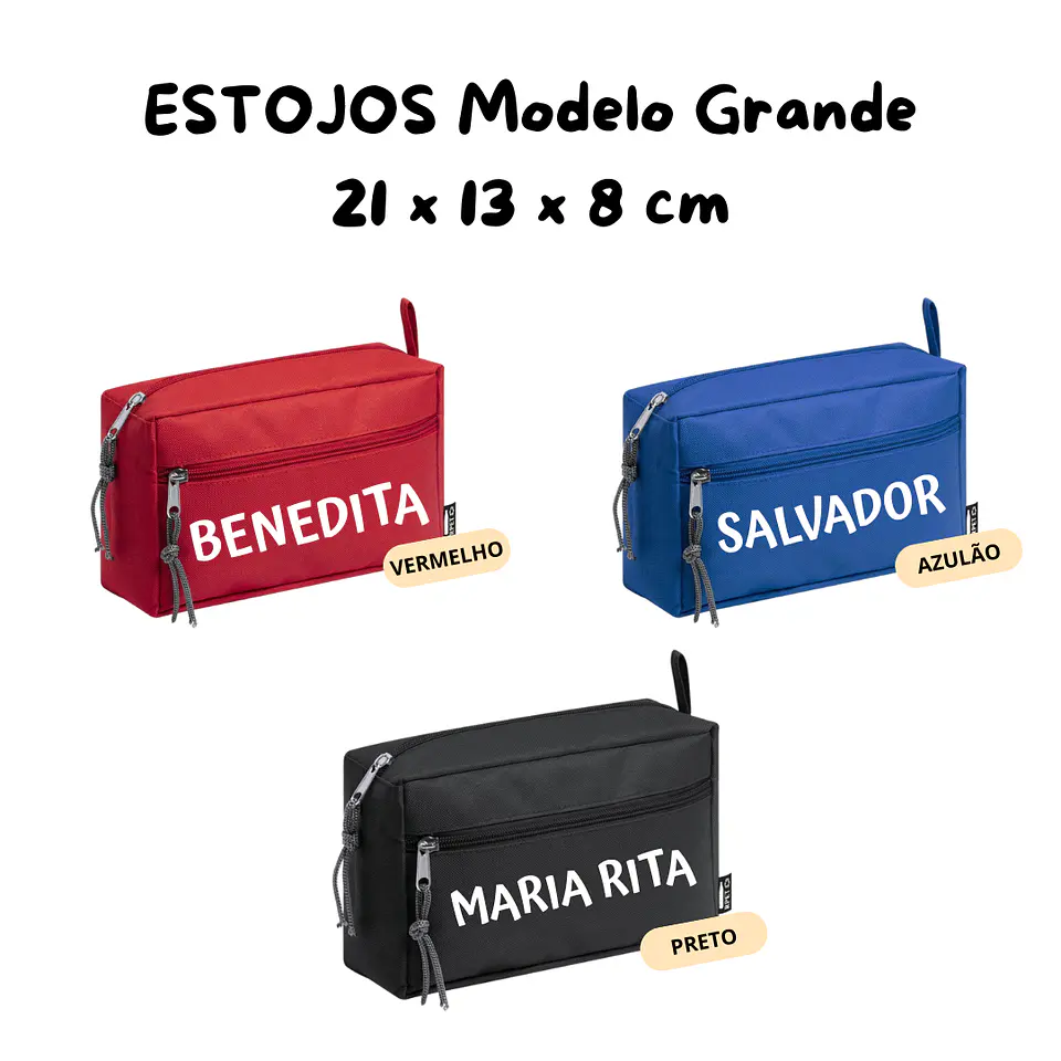 Pop & Zip - Estojo Duplo Personalizado 2