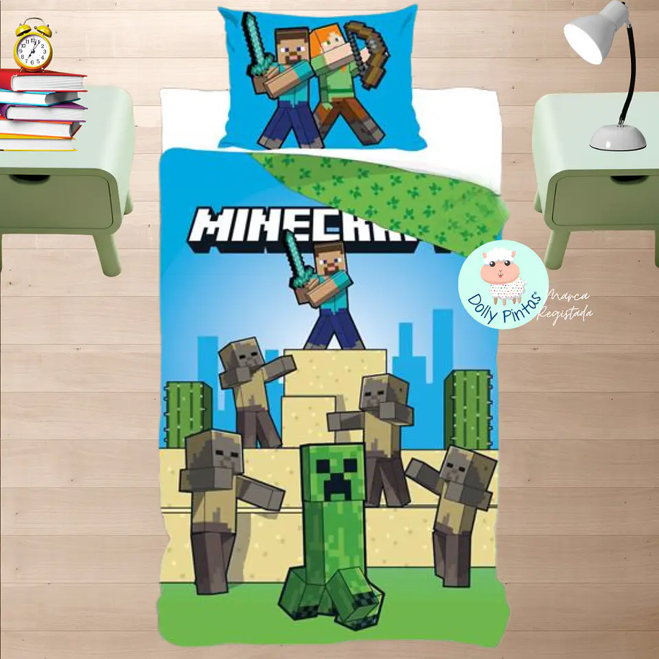 Capa de Edredão - MINECRAFT 1