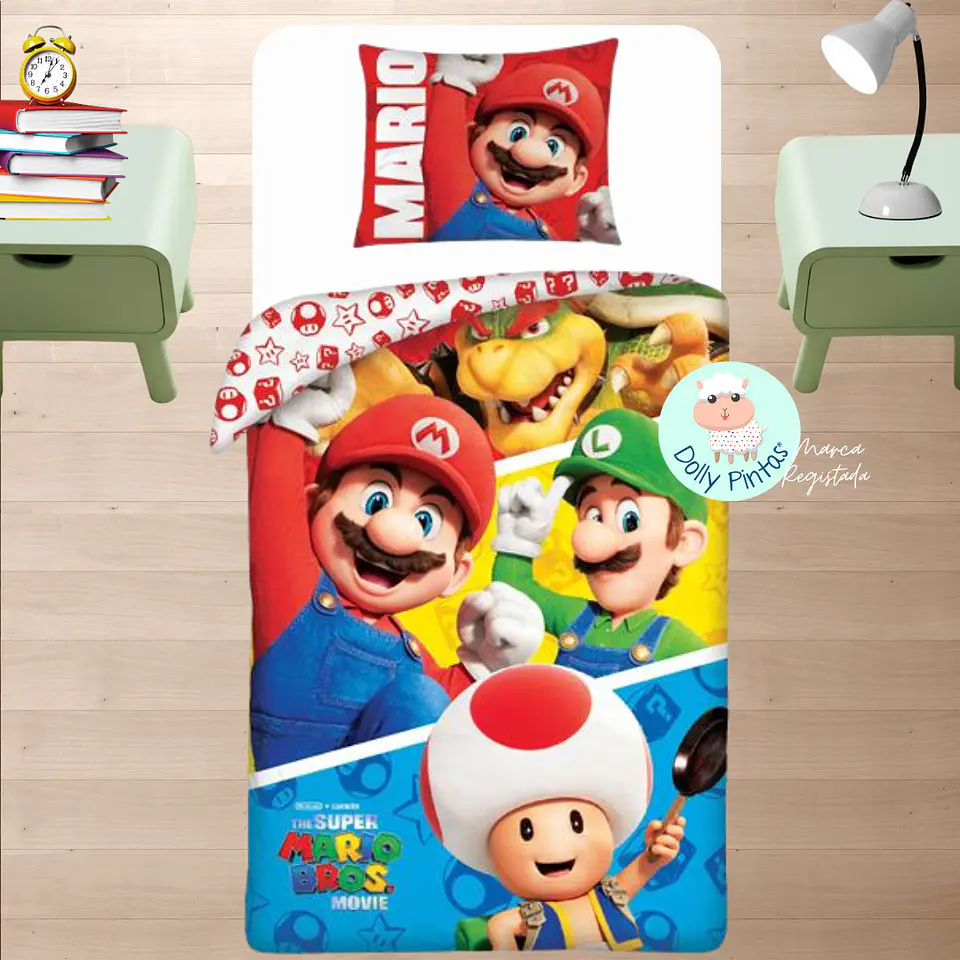 Capa de Edredão - SUPER MÁRIO 1