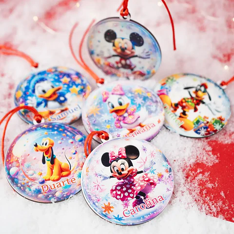 Bolas de Natal "Disney Magic" personalizadas