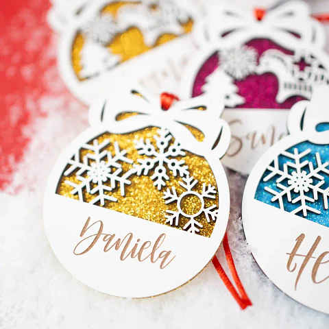 Bolas de Natal "Starlite" personalizadas