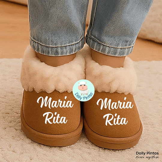 Pantufas NOMES (várias opções) - Criança e Adulto