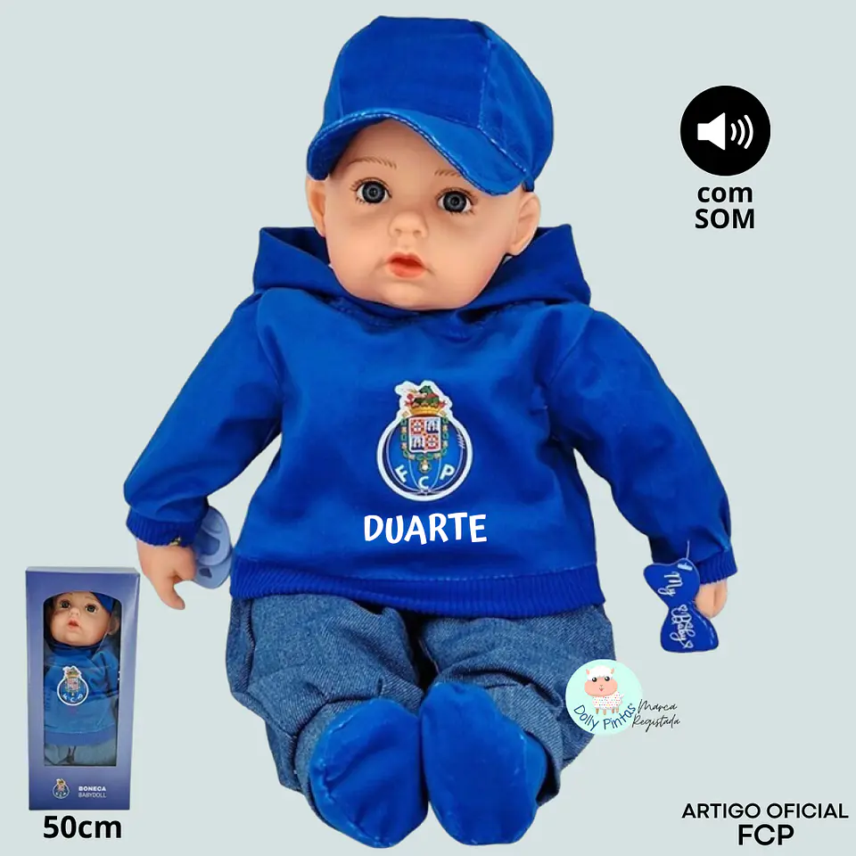 Boneco CAPPER Oficial Porto - FCP (personalizável e com som) 2