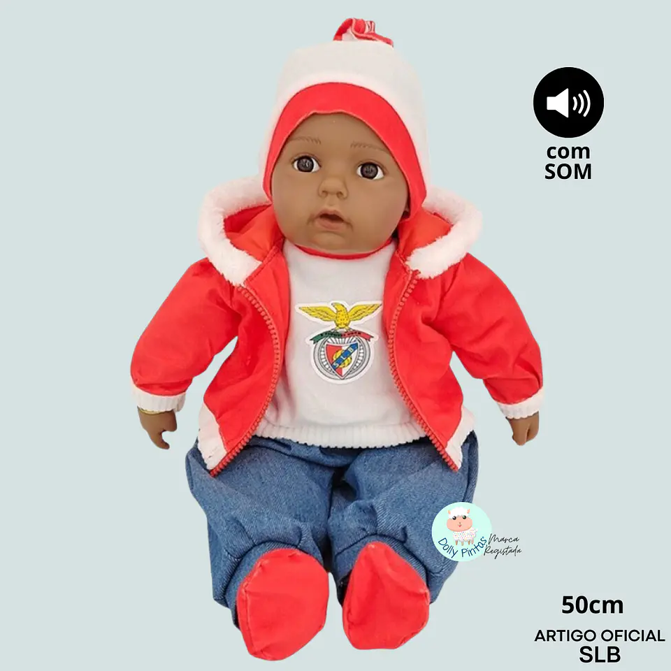 Boneco MORENO Oficial Benfica - SLB (com Som)  1