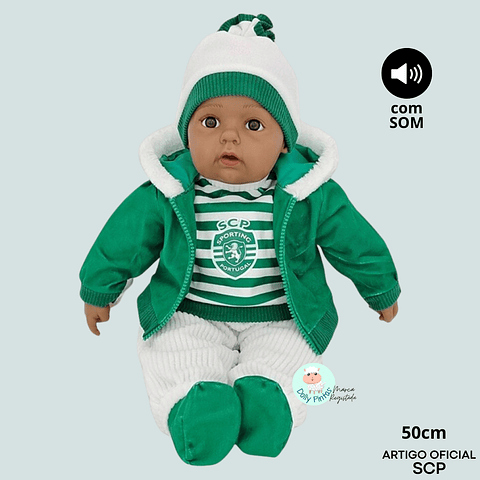 Boneco MORENO Oficial Sporting - SCP (com Som) 
