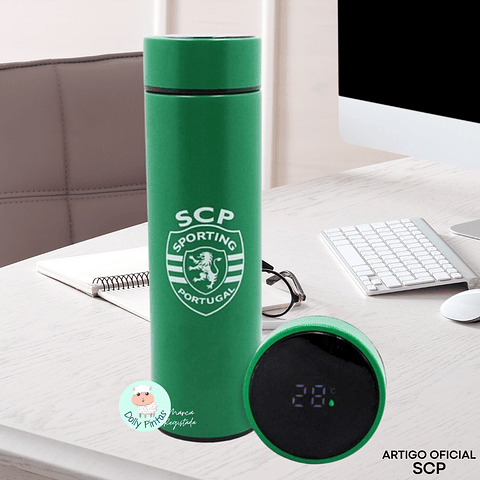 Garrafa Térmica Inteligente Oficial do Sporting Clube de Portugal - SCP (500 ml) 