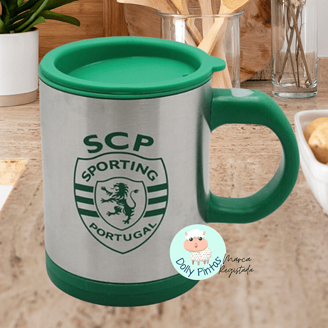 Caneca Misturadora Oficial do Sporting Clube de Portugal - SCP (400 ml) 