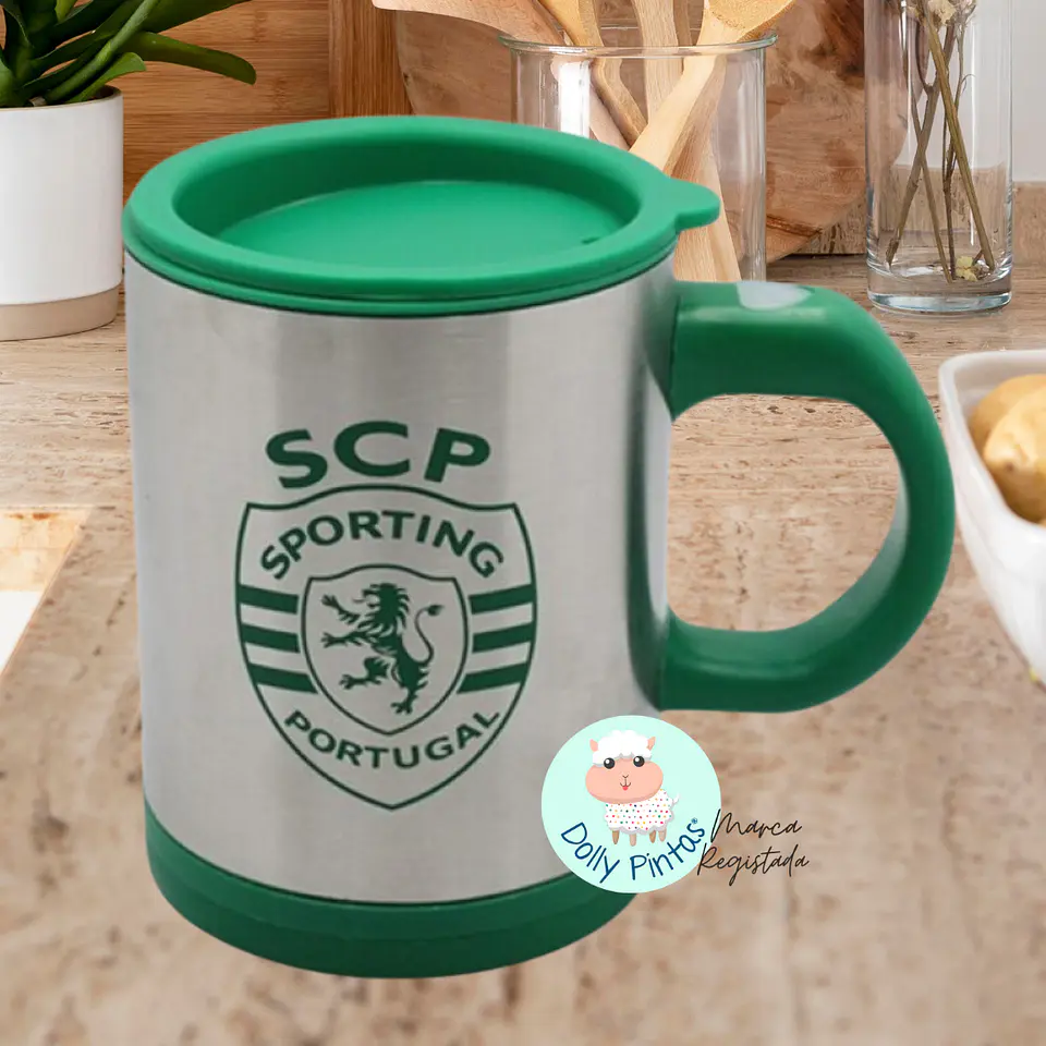 Caneca Misturadora Oficial do Sporting Clube de Portugal - SCP (400 ml)  1