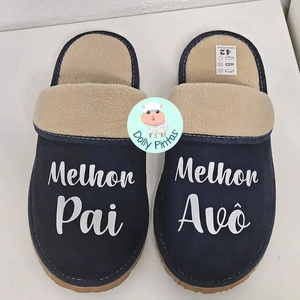 Chinelos com Virola PERSONALIZA COM A TUA FRASE (várias opções) - Adulto 5