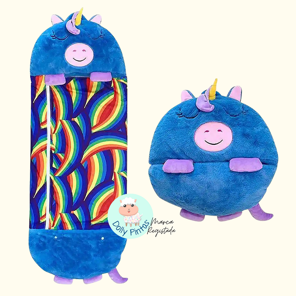 SACO-CAMA UNICÓRNIO AZUL (vários tamanhos) 1