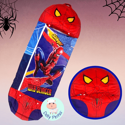 SACO-CAMA HOMEM ARANHA (vários tamanhos)
