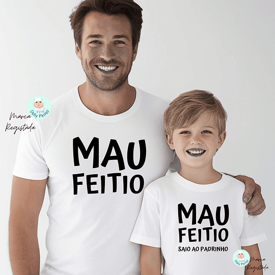 T-shirt e Sweat MAU FEITIO Personalizada (Criança e Adulto)