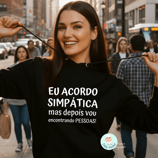 T-shirt e Sweat ACORDO SIMPÁTICA/O Personalizada (Adulto)