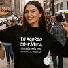 T-shirt e Sweat ACORDO SIMPÁTICA/O Personalizada (Adulto)