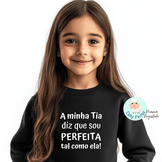 T-shirt e Sweat PERFEITA/O Personalizada (Criança)