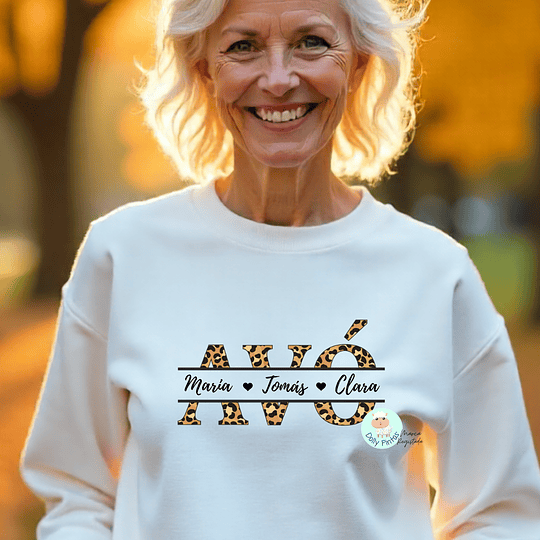 T-shirt e Sweat AVÓ TIGRESA Personalizada (Adulto)