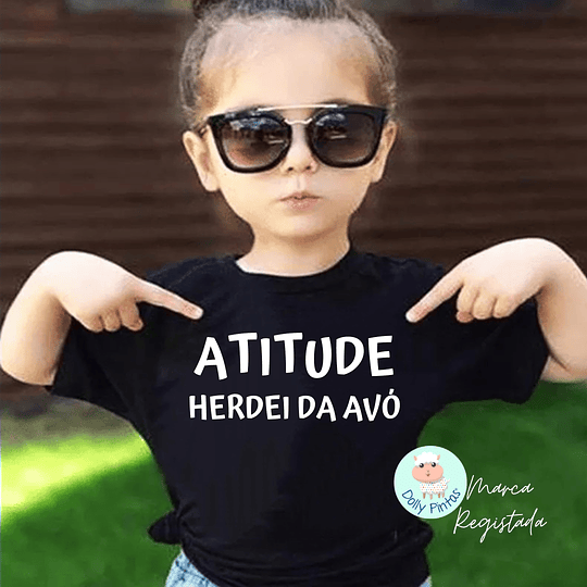 T-shirt e Sweat ATITUDE Personalizada (Criança e Adulto)