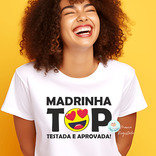 T-shirt e Sweat MADRINHA TOP Personalizada (Adulto)