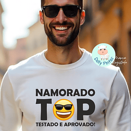T-shirt e Sweat NAMORADO TOP Personalizada (Adulto)