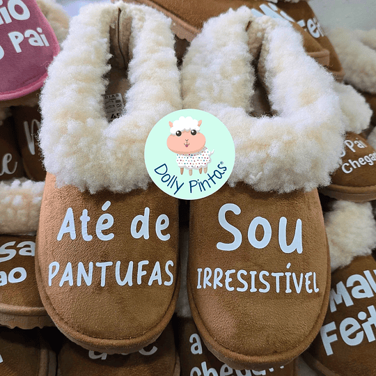 Pantufas SOU IRRESISTIVEL (várias opções) - Adulto