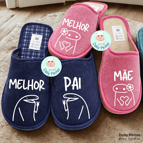Chinelos FLORK MELHOR (várias opções) - Adulto