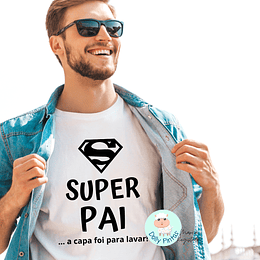T-shirt e Sweat SUPER CAPA FOI PARA LAVAR Personalizada (Adulto)