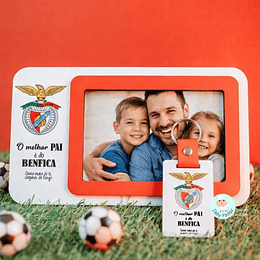 Moldura e Porta-chaves MELHOR PAI BENFICA SLB (várias opções)