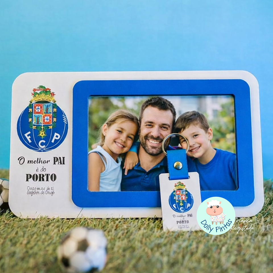 Moldura e Porta-chaves MELHOR PAI PORTO FCP (várias opções) 1