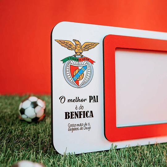 Moldura e Porta-chaves MELHOR PAI BENFICA SLB (várias opções)