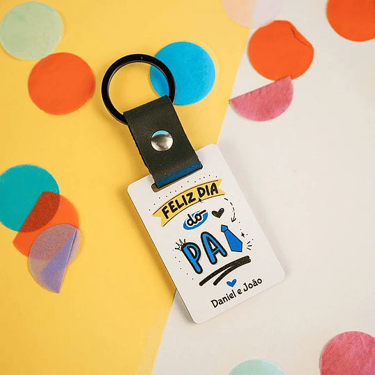 Moldura e Porta-chaves FELIZ DIA DO PAI (várias opções) 