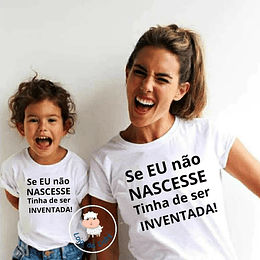 T-shirt NASCESSE Personalizada (Criança e Adulto)