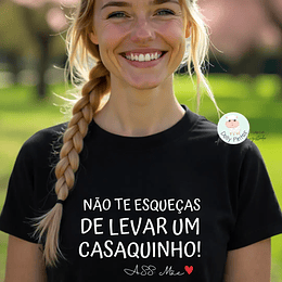 T-shirt CASAQUINHO ASS. MÃE Personalizada (Adulto)