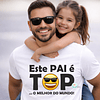 T-shirt PAI EMOJI ÓCULOS DE SOL TOP Personalizada  (Adulto)