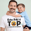 T-shirt PAI EMOJI BIGODE TOP Personalizada  (Adulto)
