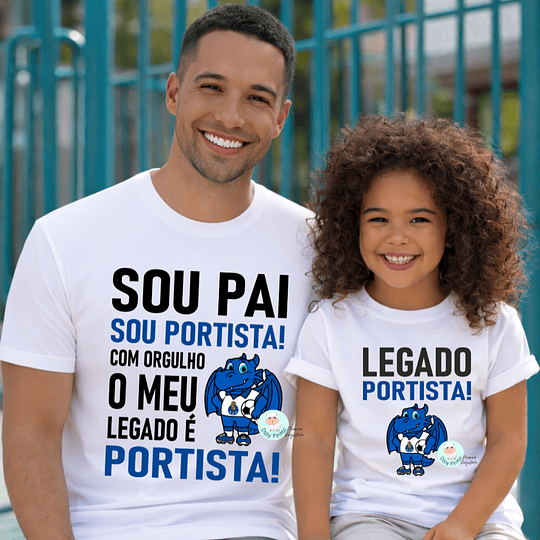 T-shirt LEGADO PORTISTA FCP Personalizada (Criança e Adulto)
