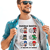 T-shirt SUPER HERÓIS PADRINHO / AFILHADO - Edição Limitada Páscoa (Criança e Adulto)