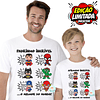 T-shirt SUPER HERÓIS PADRINHO / AFILHADO - Edição Limitada Páscoa (Criança e Adulto)