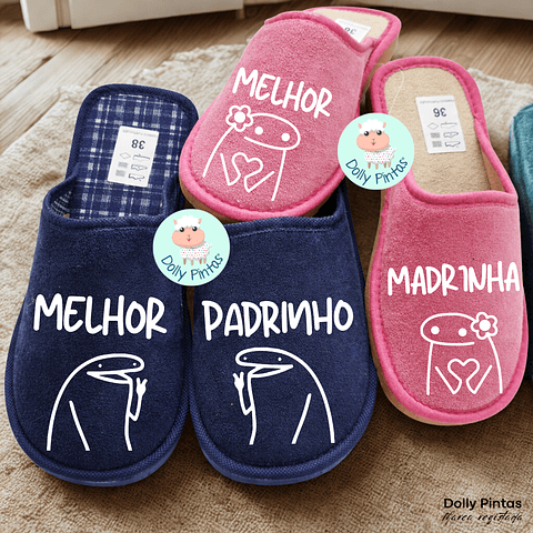 Chinelos FLORK MELHOR (várias opções) - Adulto