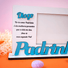 Moldura Foto MADRINHA e PADRINHO Personalizada