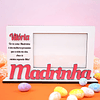 Moldura Foto MADRINHA e PADRINHO Personalizada