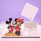 Placa Convite PORTA FOTO Padrinhos MINNIE & MICKEY Personalizada - thumbnail 1