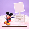 Placa Convite PORTA FOTO Padrinhos MICKEY Personalizada