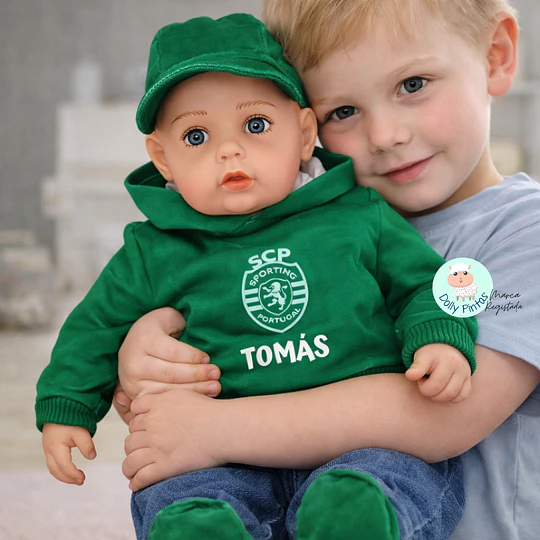 Boneco CAPPER Oficial Sporting - SCP (personalizável e com som)