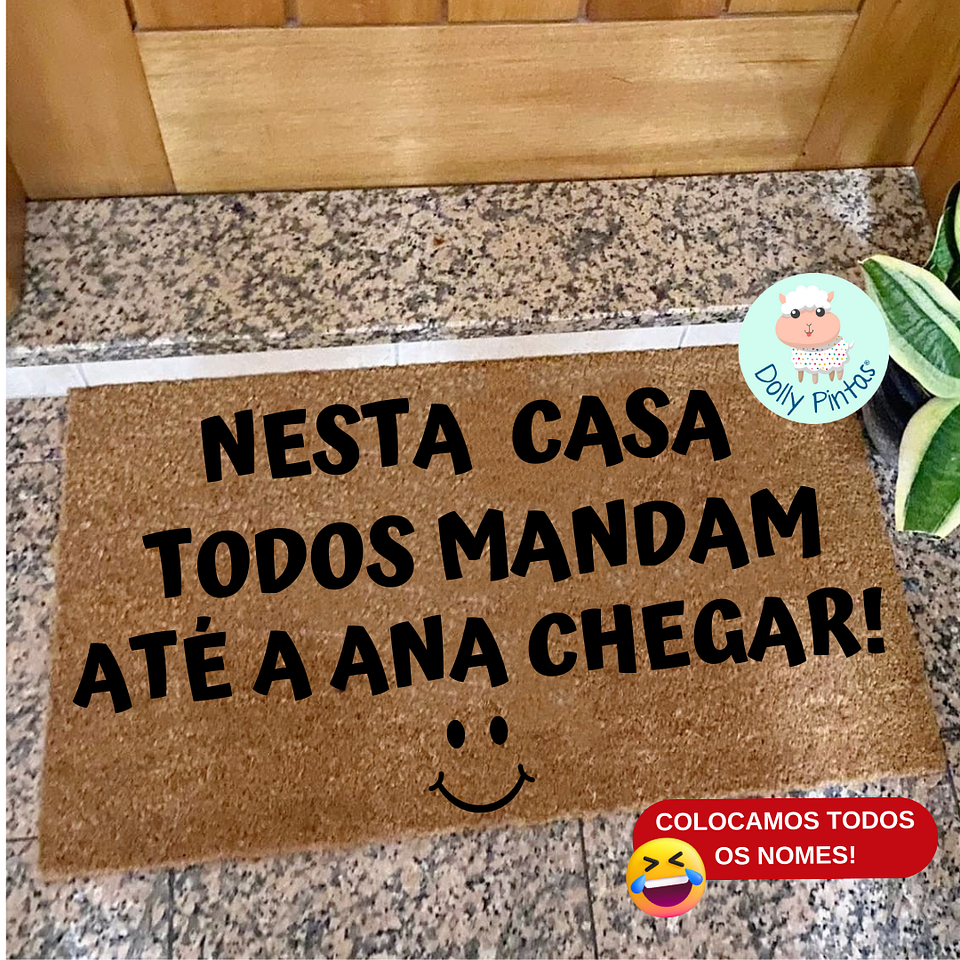 Tapete de Entrada Personalizado 