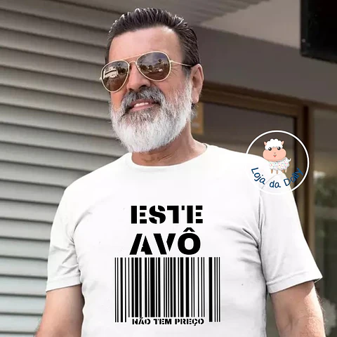T-shirt "Não Tem Preço" Personalizada (adulto)