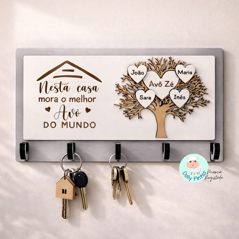 Chaveiro de Parede 